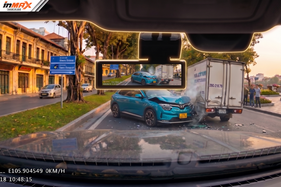Camera hành trình oto cung cấp bằng chứng khi có va chạm, phạt nguội oan