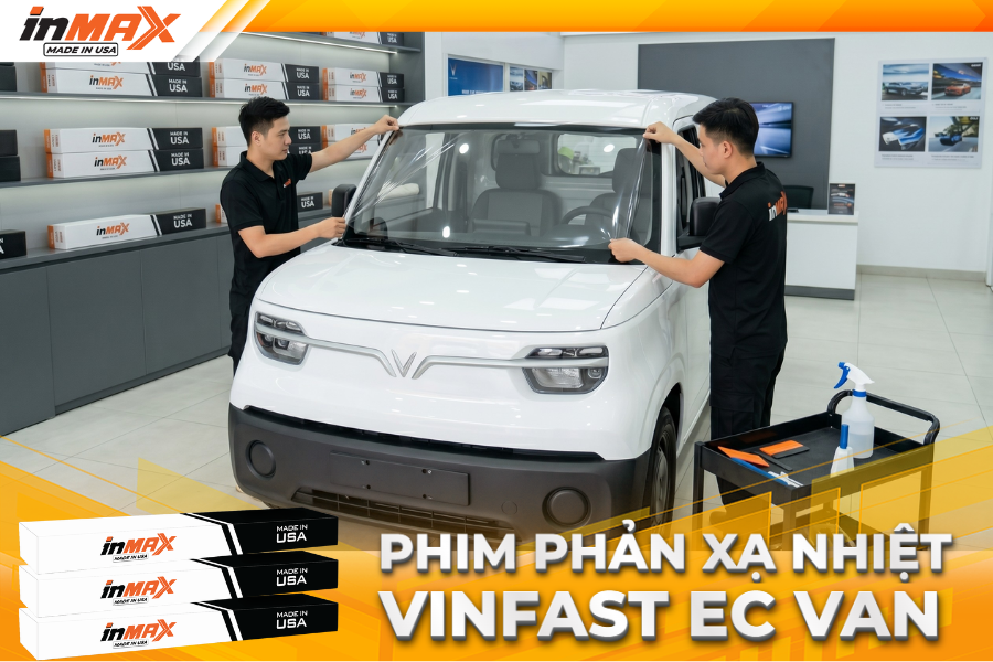 Dán phim phản xạ nhiệt cho xe Vinfast EC Van