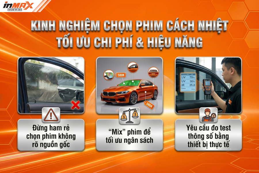 Kinh nghiệm vàng để chọn gói phim cách nhiệt tối ưu chi phí và hiệu năng