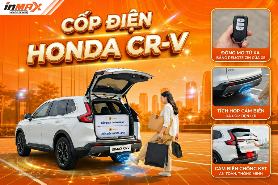 Cốp điện CRV - Bảng giá, tính năng & 3 lý do nên nâng cấp