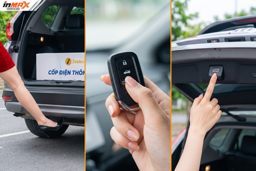 Đóng/mở cốp điện CRV đa phương thức tiện lợi