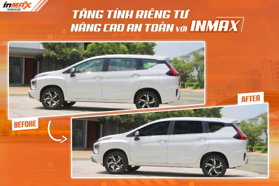 Độ cách nhiệt phim Inmax tỷ lệ thuận với độ truyền sáng