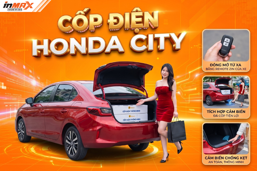 Độ cốp điện Honda City chính hãng uy tín nhất 2026