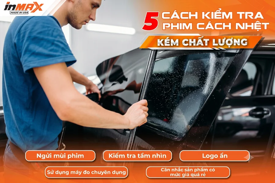 Kiểm tra phim cách nhiệt kém chất lượng