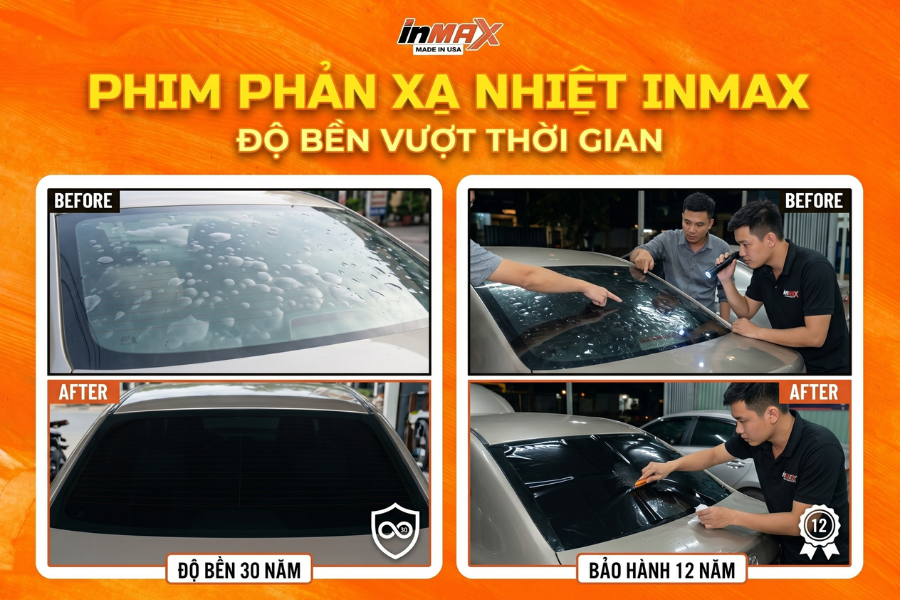 Phim cách nhiệt Inmax của nước nào có độ bền cao