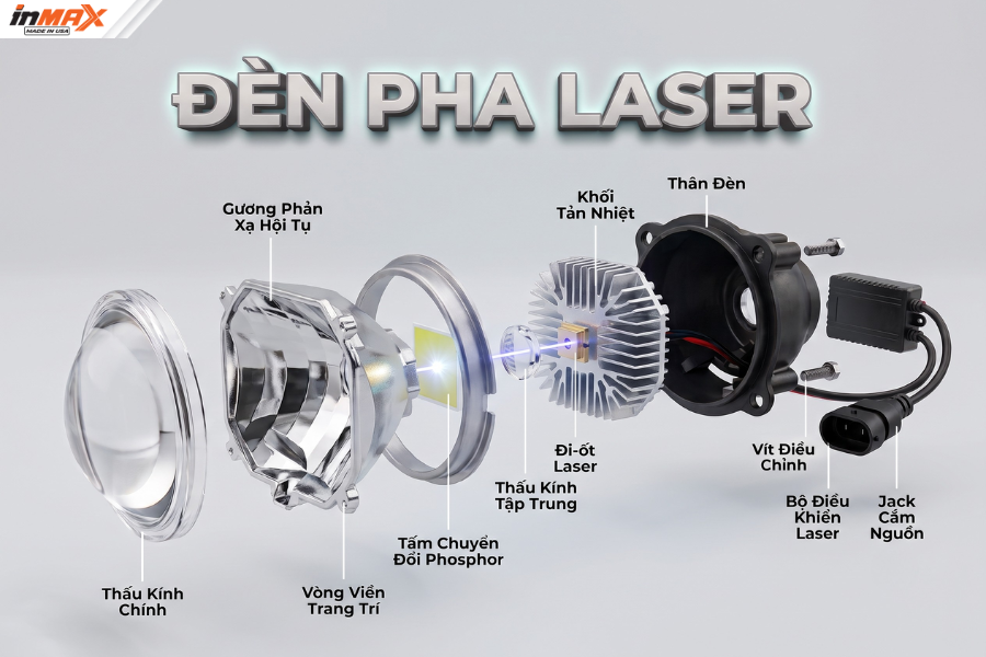 Đèn pha ô tô Laser