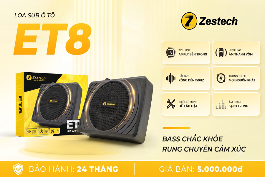 Zestech - Thương hiệu độ loa ô tô chất lượng