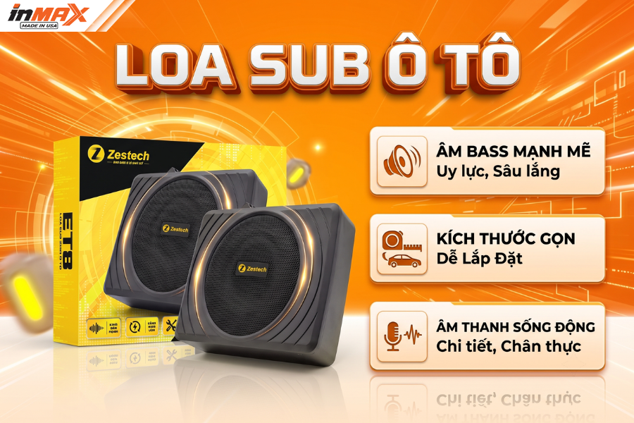 Loa sub oto (loa siêu trầm) dùng để tái tạo âm thanh tần số thấp (bass)