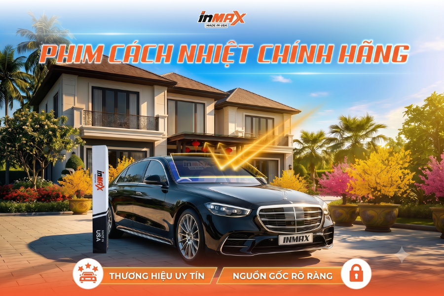 Top 5 dòng phim cách nhiệt ô tô chính hãng được tin dùng năm 2026