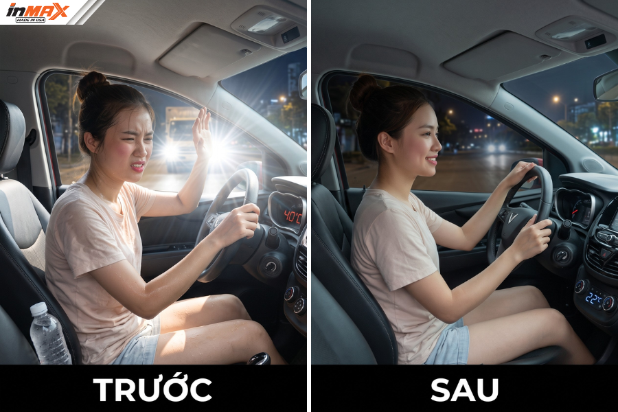 Dán phim cách nhiệt ô tô giá rẻ, uy tín có khả năng chống chói tốt