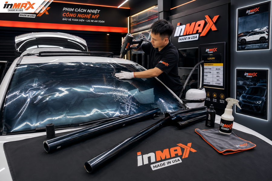 Dán phim cách nhiệt ô tô Inmax chuyên nghiệp
