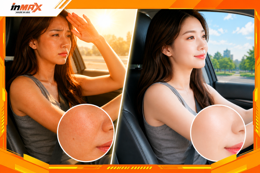 Bảo vệ sức khỏe, làn da khi dán phim cách nhiệt cho xe VF6