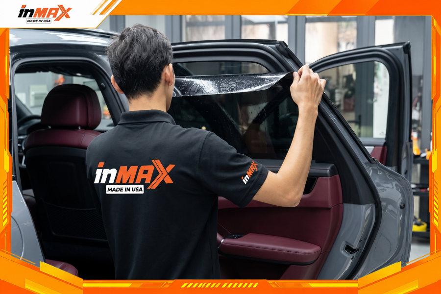 Căn chỉnh phim cho khớp với kích thước kính