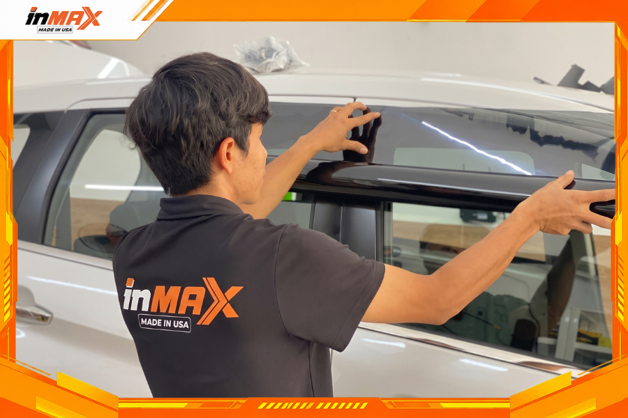 Đo cắt phim cách nhiệt vừa vặn với kính xe VinFast MPV7