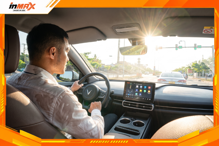 Vinfast MPV 7 có diện tích kính lớn, nắng dễ xuyên qua, cabin om nhiệt