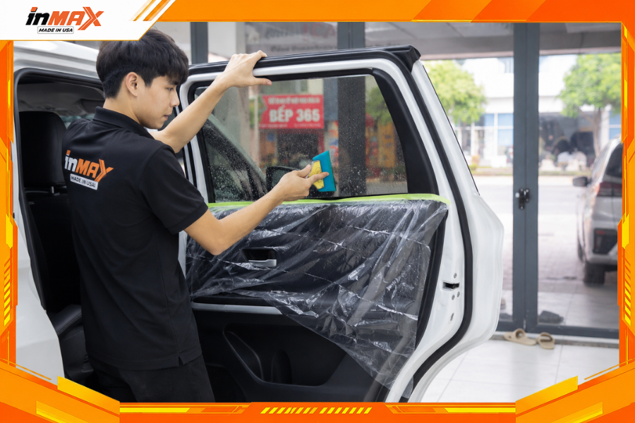 Inmax V-Series phù hợp để dán phim cách nhiệt cho xe Toyota Avanza kính sườn