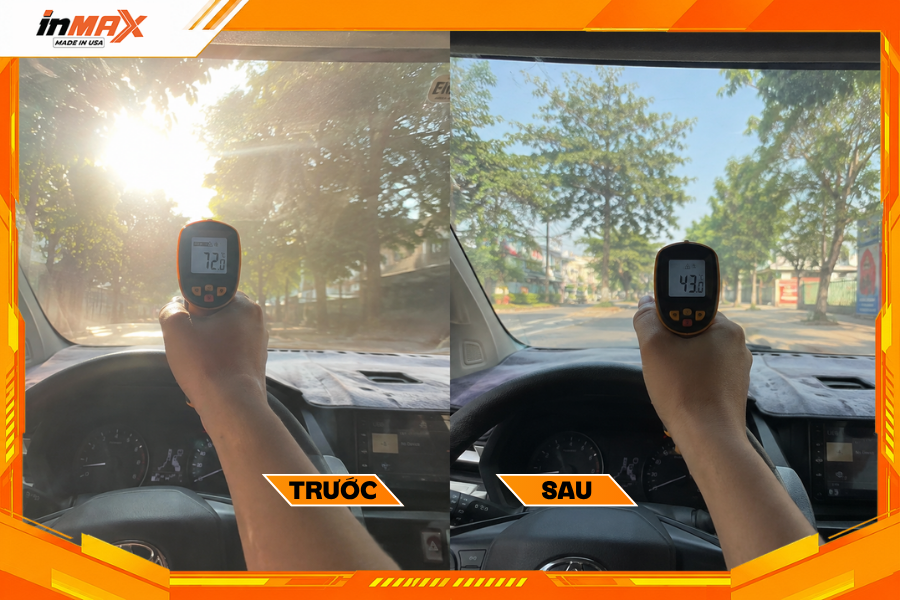 Dán phim cách nhiệt cho xe Toyota Avanza giúp hạ nhiệt độ khoang xe