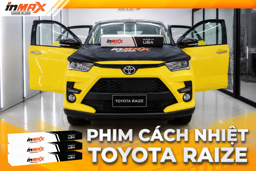 Dán phim cách nhiệt cho xe Toyota Raize