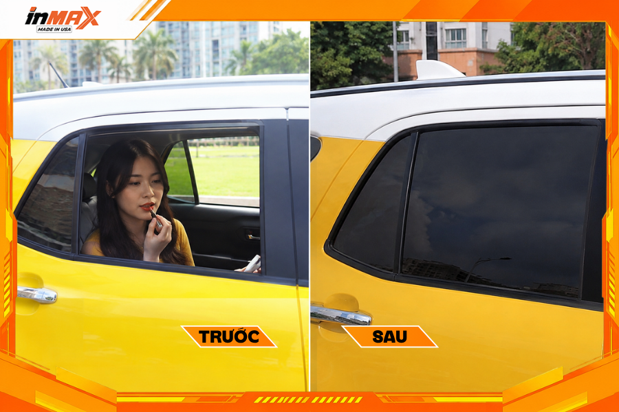 Dán phim cách nhiệt cho xe Toyota Raize tạo không gian riêng tư cho người ngồi trong xe