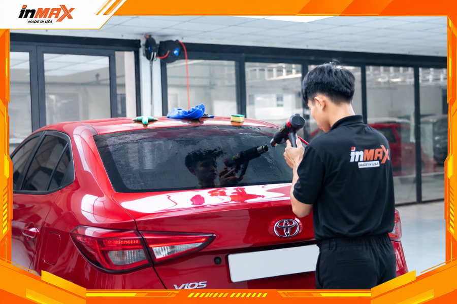 Dán phim cách nhiệt cho xe Toyota Vios tại cơ sở chính hãng, uy tín