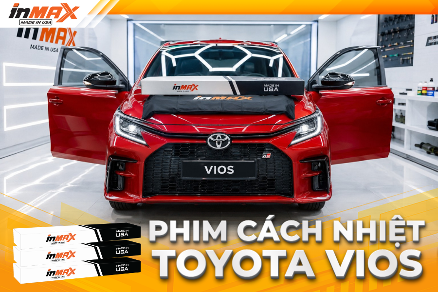 Dán phim cách nhiệt cho xe Toyota Vios