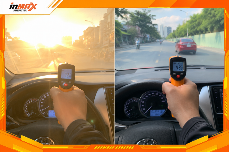 Giảm nhiệt độ khoang lái nhờ dán phim cách nhiệt cho xe Toyota Vios