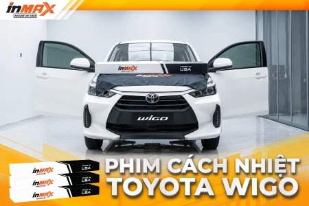 Dán phim cách nhiệt cho xe Toyota Wigo