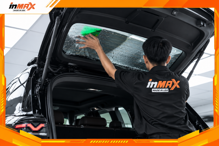 Dán phim cách nhiệt cho xe Vinfast President bảo hành 12 năm tại Inmax