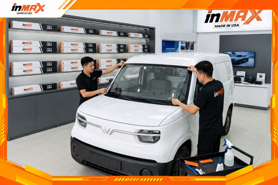 Lợi ích dán phim cách nhiệt cho xe Vinfast EC Van
