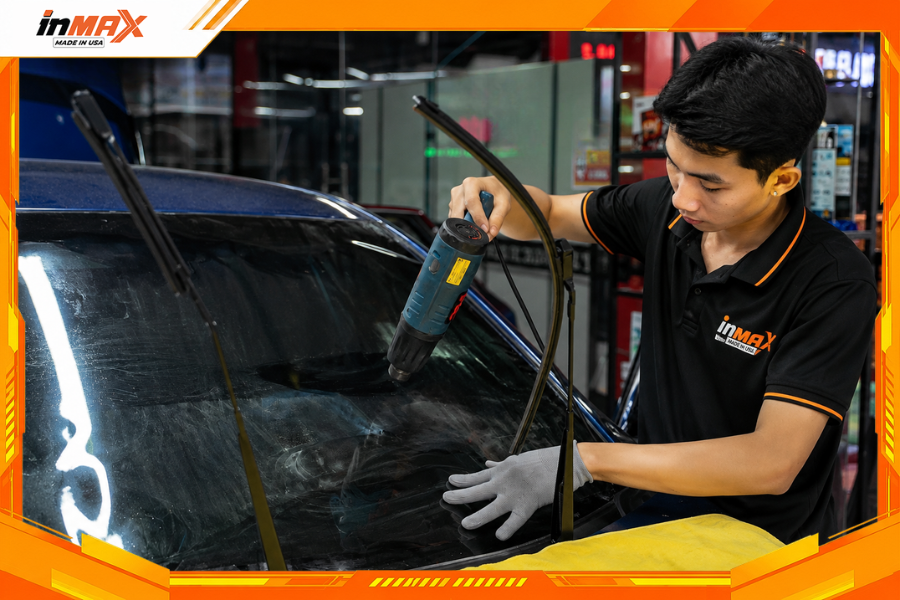 Sấy phim cách nhiệt cho xe VF6