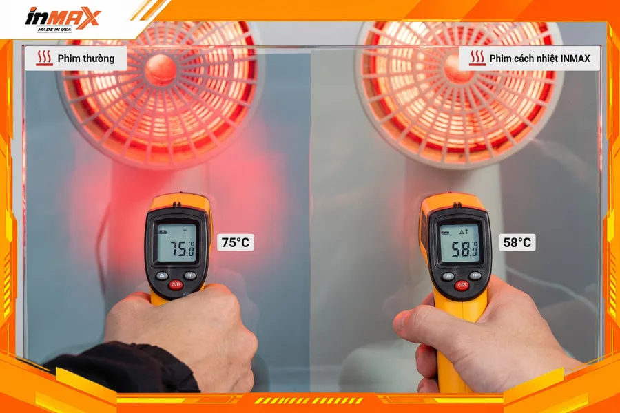 Test thông số trước khi dán phim cách nhiệt cho xe VF9