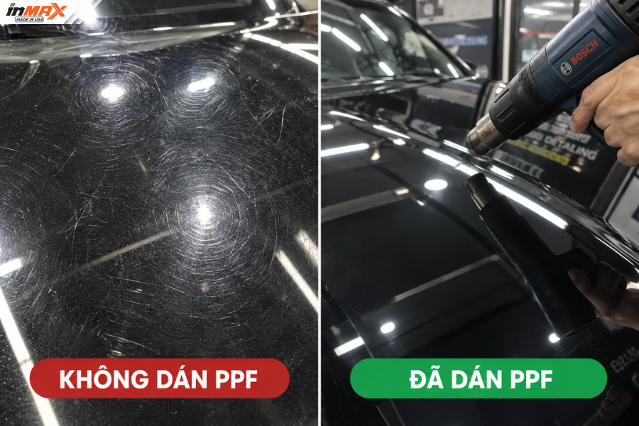 PPF ô tô có khả năng tự phục hồi vết xước