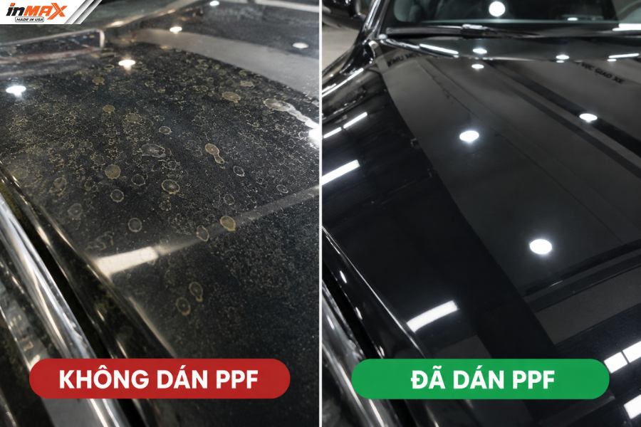 Khả năng chống ố vàng của PPF ô tô