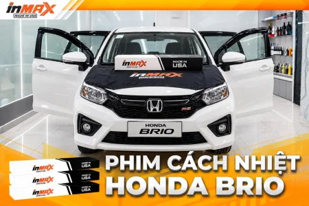 Dán phim cách nhiệt cho xe Honda Brio