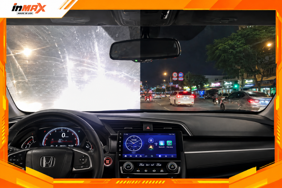 Dán phim cách nhiệt cho xe Honda Civic giảm chói, lóa hiệu quả