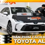 Dán phim cách nhiệt cho xe Toyota Altis