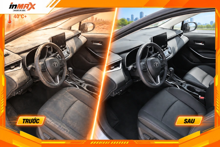 Dán phim cách nhiệt cho xe Toyota Altis - Bảo vệ tuổi thọ nội thất