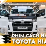 Dán phim cách nhiệt cho xe Toyota Hiace