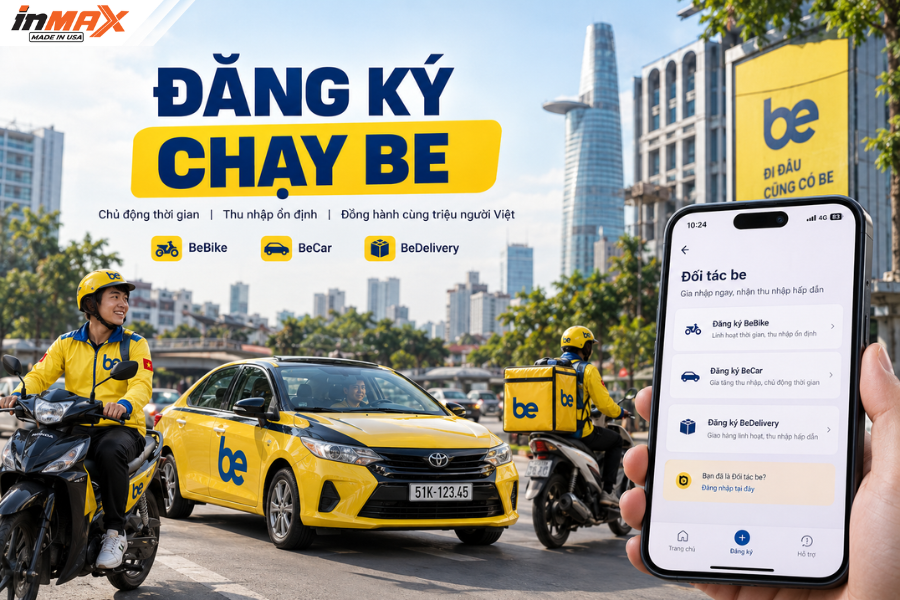 Đăng ký chạy Be: Điều kiện, thủ tục, thu nhập hấp dẫn 2026