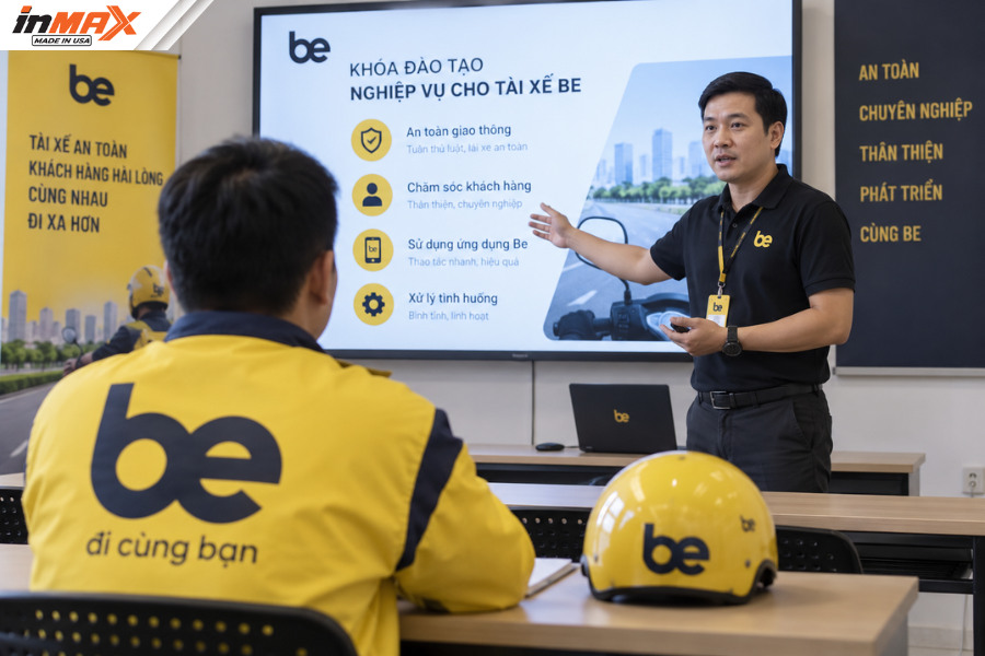 Sau khi đăng ký chạy Be cần tham gia khóa đào tạo nghiệp vụ