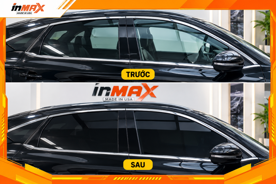 Dán phim cách nhiệt cho xe Lexus RX350 tăng sự riêng tư khi di chuyển