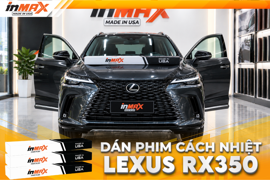 Dán phim cách nhiệt cho xe Lexus RX350
