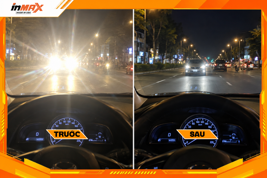 Dán phim cách nhiệt cho xe Mazda 2 giảm chói, làm dịu ánh sáng