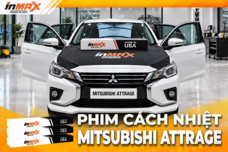 Dán phim cách nhiệt cho xe Mitsubishi Attrage
