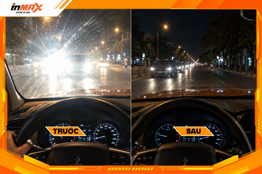 Giảm chói đến 55% nhờ dán phim cách nhiệt cho xe Mitsubishi Pajero Sport
