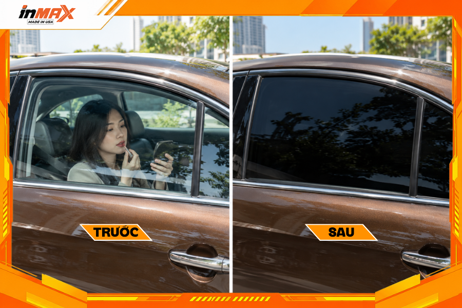 Dán phim cách nhiệt cho xe Suzuki Ciaz giúp bảo vệ sự riêng tư