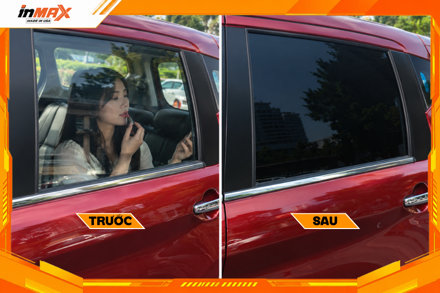 Dán phim cách nhiệt cho xe Suzuki Ertiga giúp bảo vệ sự riêng tư