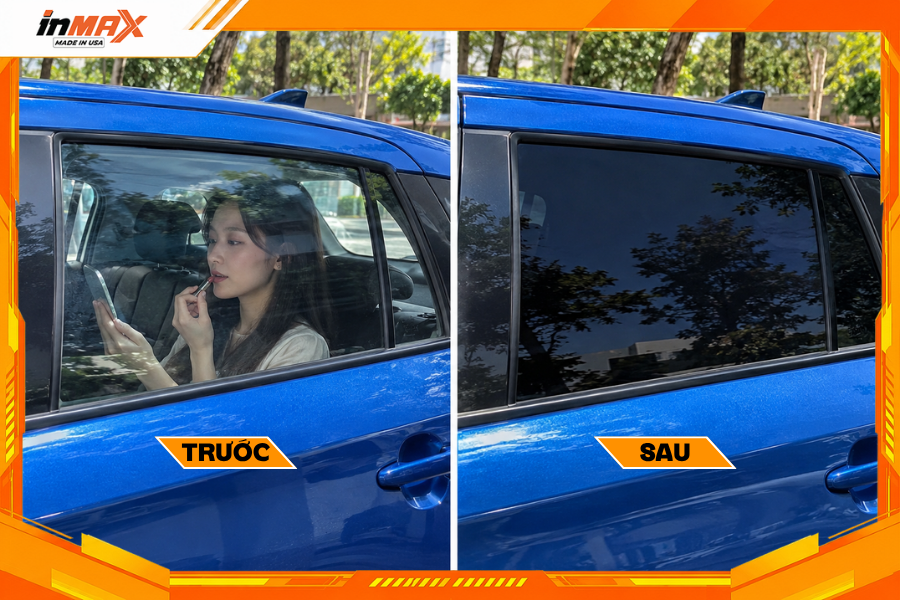 Dán phim cách nhiệt cho xe Suzuki Swift bảo vệ sự riêng tư