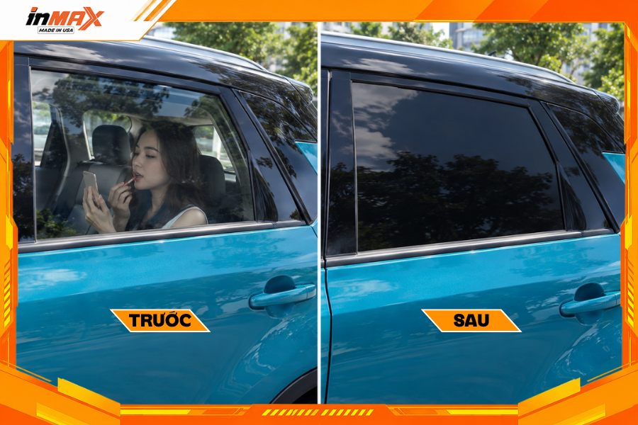 Dán phim cách nhiệt cho xe Suzuki Vitara bảo vệ sự riêng tư