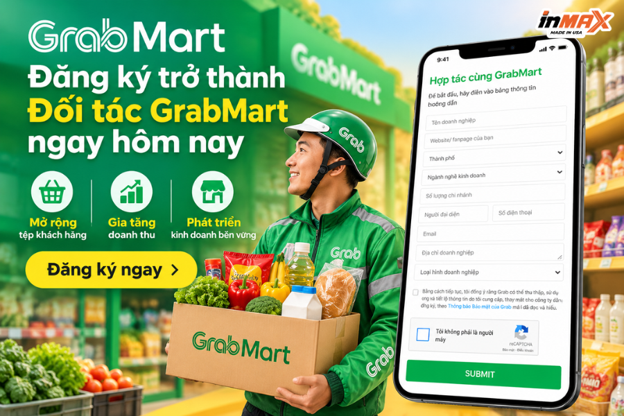 Cách đăng ký bán hàng trên Grab đối với cửa hàng GrabMart